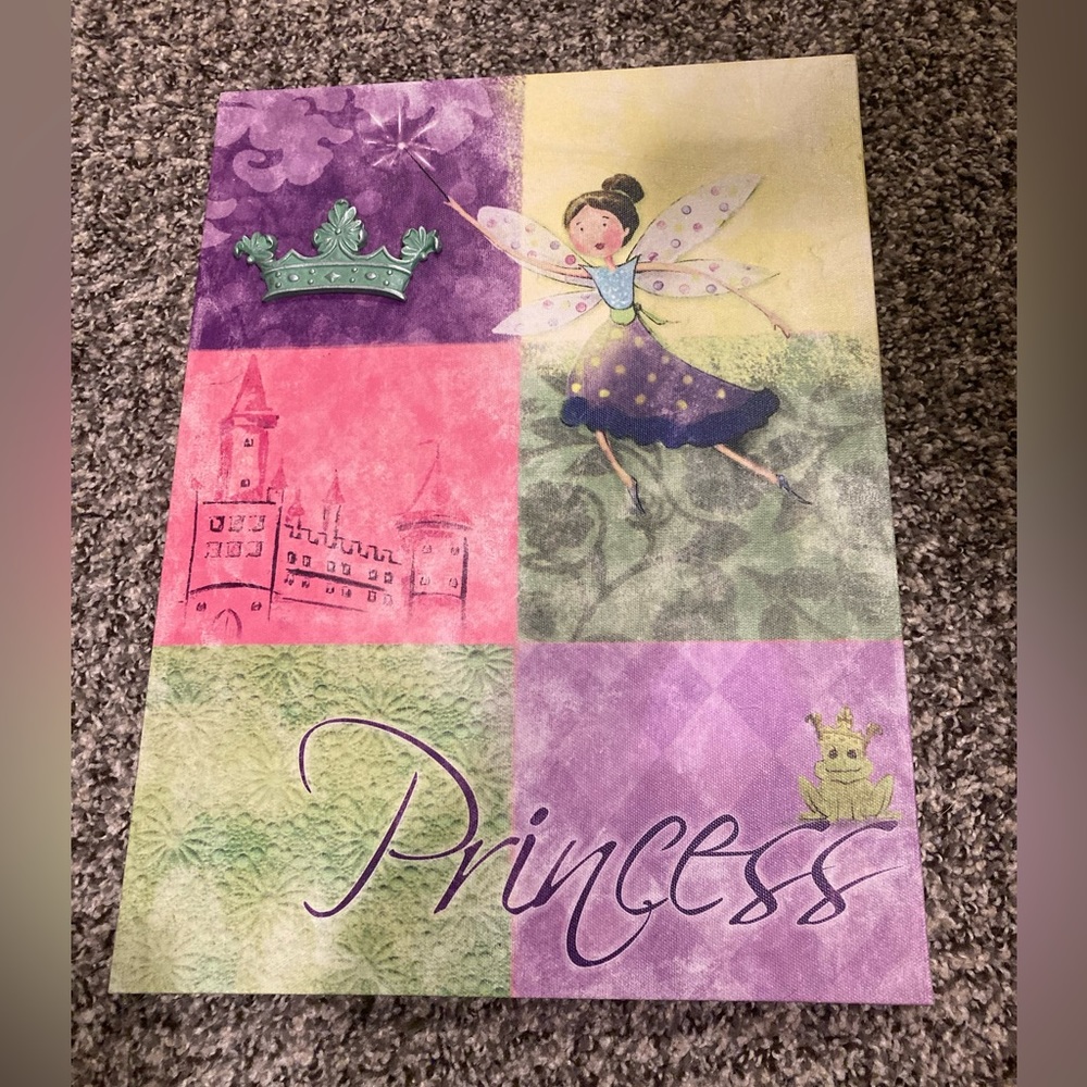 12”x16” Fairy Princess Canvas Painting